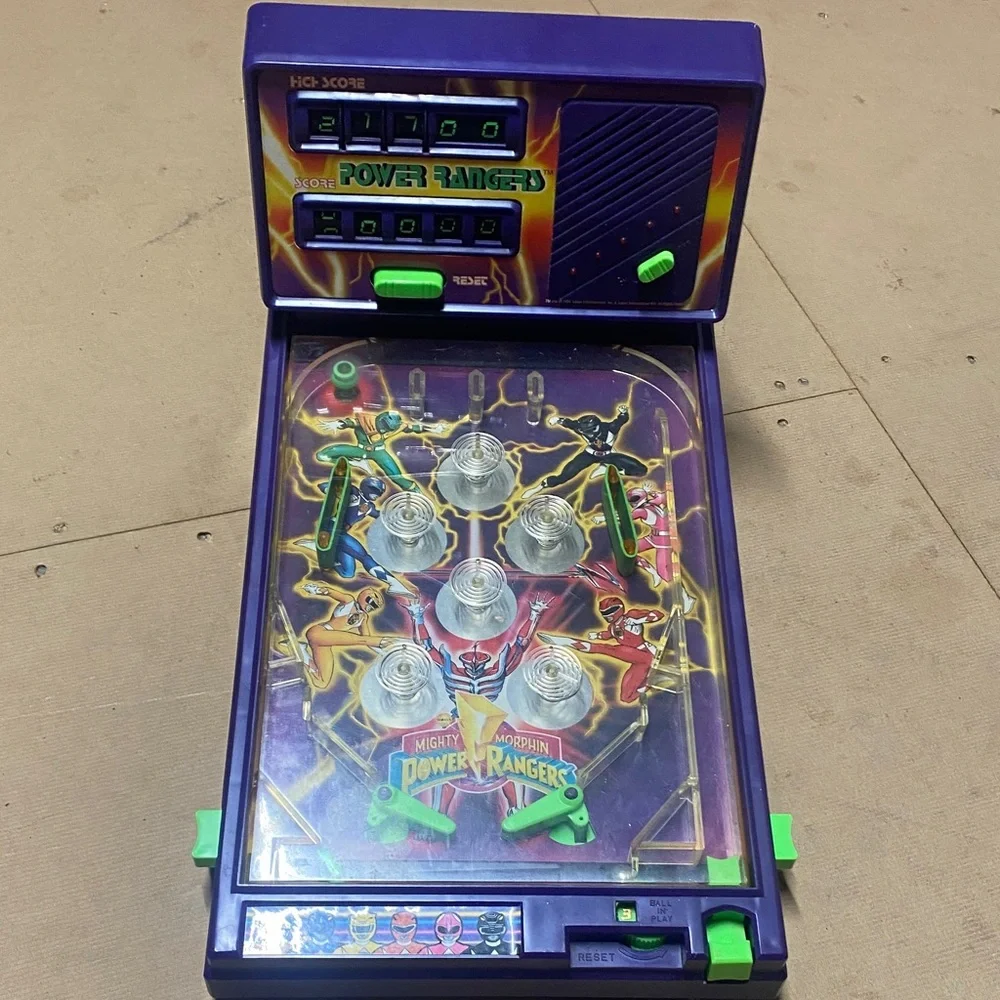 Vintage 1994 Toy Biz Saban Entertainment Power Rangers Ski Ball Game RARE Read!